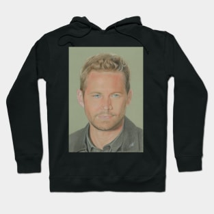 Paul Walker Portrait Pencil Drawing Hoodie